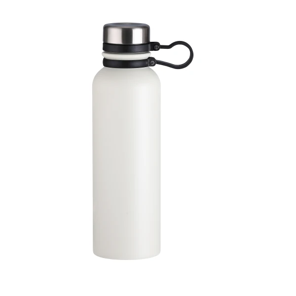 32 Unzen Edelstahl weiße Wellenflasche